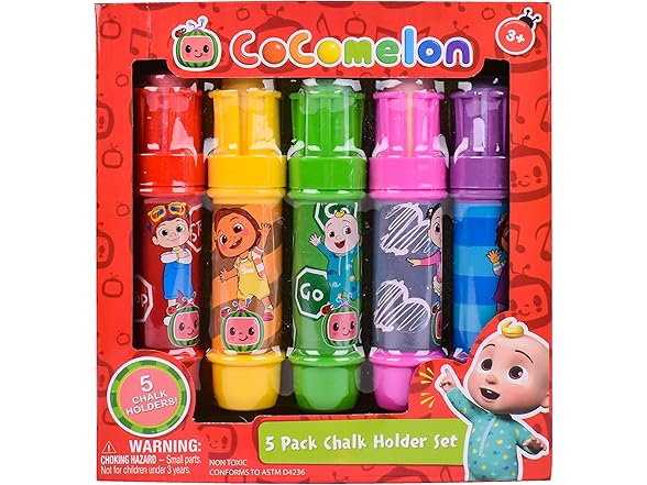 Sunny Days Entertainment CoComelon Jumbo Chalk Holders