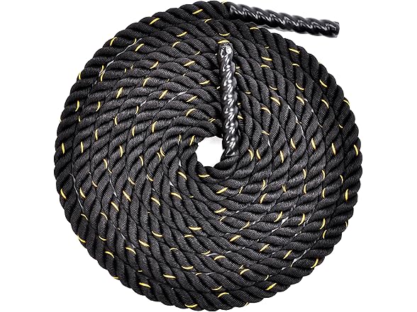 Fitvids Battle Rope 1.5-Inch, 30FT, Heavy Ropes