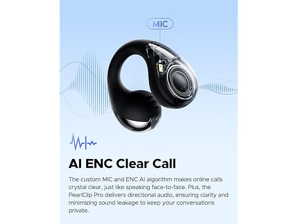 SoundPEATS PearlClip Pro Earbuds | BT5.4