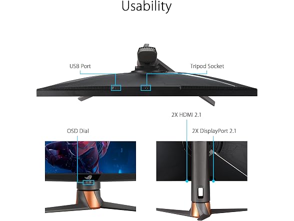 ASUS PG32UQXR 32 ASUS ROG Swift 32 4K Mini LED Gaming Mo
