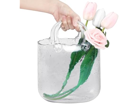 Unique Purse Vase for Flowers