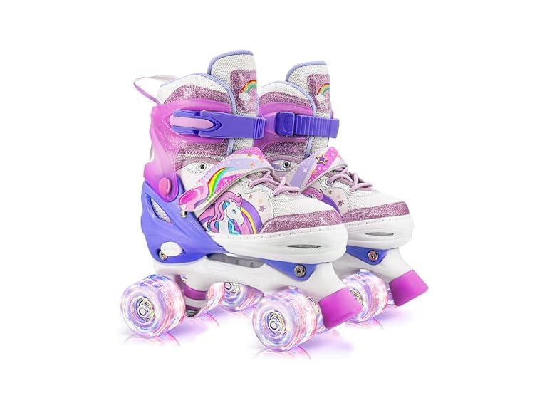 Xaperni Kids' Light-Up Roller Skates