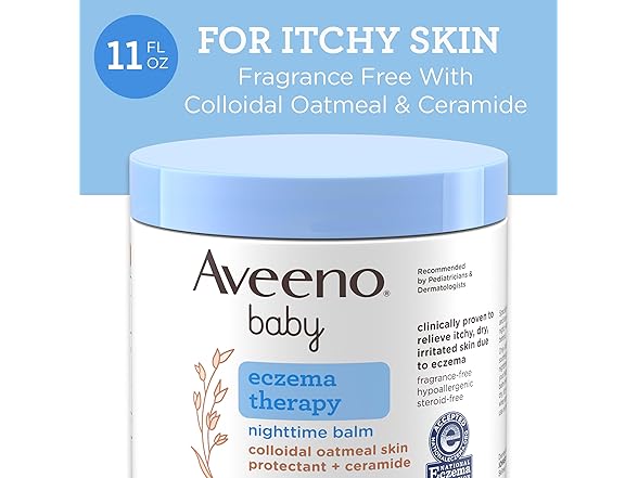 Aveeno Baby Eczema Therapy Nighttime Body Balm