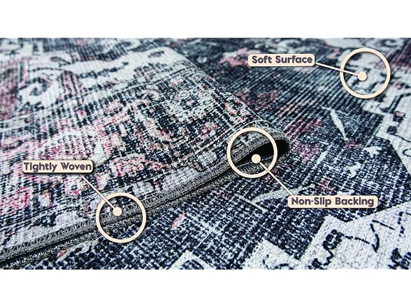 L'Baiet Scarlett Grey 4x6 Scatter Rug