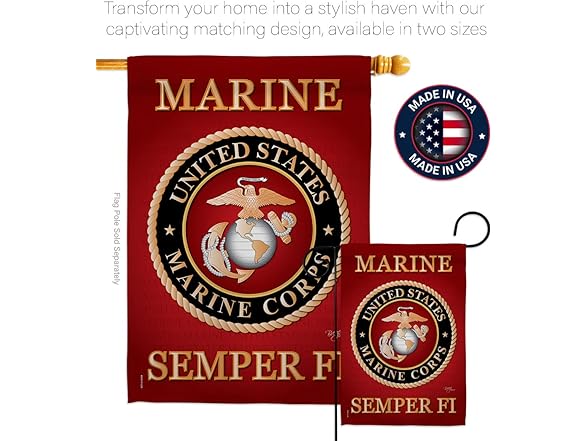 Marine Corps Garden Flag