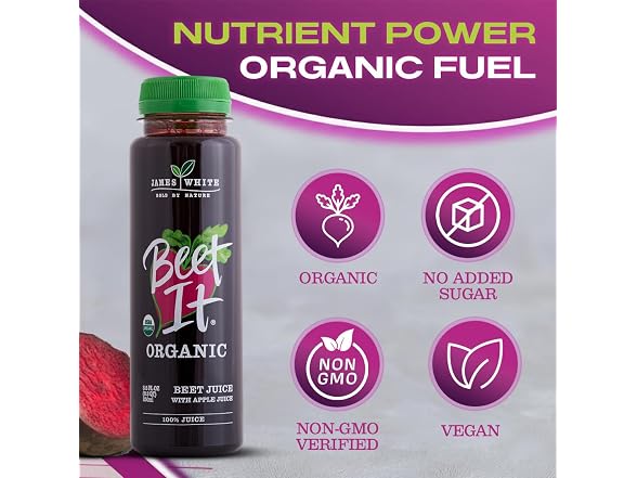 12PK BEET IT Organic Beet Juice, 8.5 Ounce