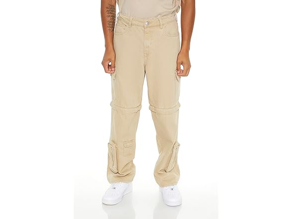 Forever 21 Convertible MidRise Cargo Jeans