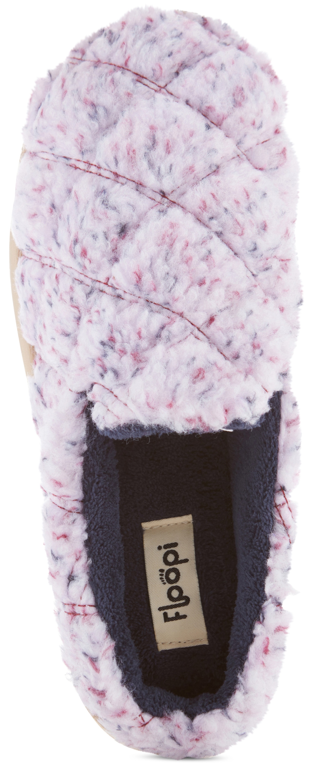 Floopi Womens Sherpa Fur Quilted Slippers - Gallery 19