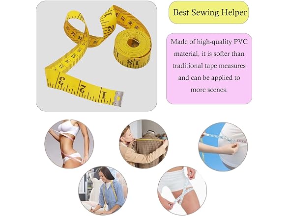 Oboteny 2Pcs Tape Measure Measuring Tape for Body