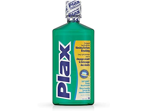 Plax Advanced PreBrushing Dental Rinse Soft Mint