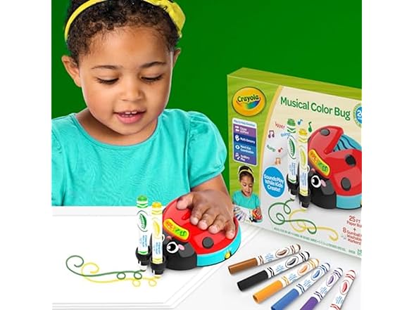 Crayola Musical Color Bug, Toddler Sensory Toy