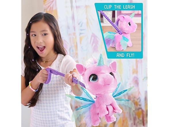 furReal Fly-A-Lots Alicorn Interactive Walking Plush
