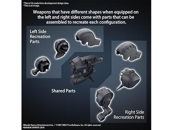 Bandai Armored Core VI Weapon Set