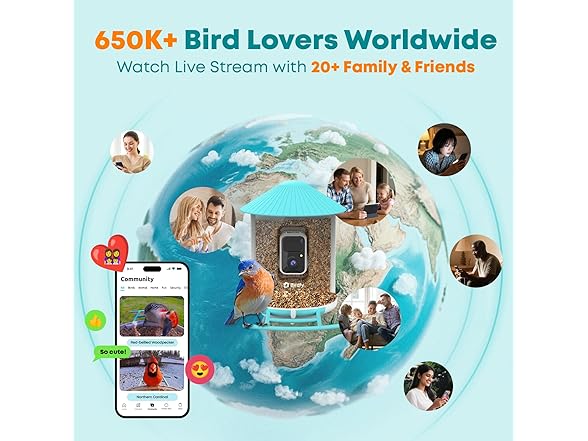 NETVUE Birdfy AI Smart Bird Feeder