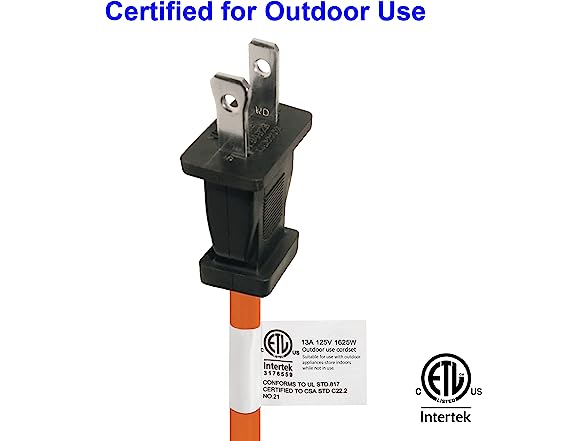 Clear Power 25ft 16/2 SJTW Outdoor Extension Cord