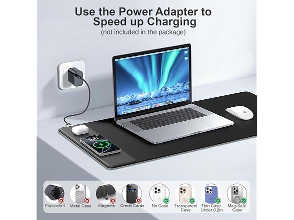 abc.mat Magnetic Wireless Charging Pad