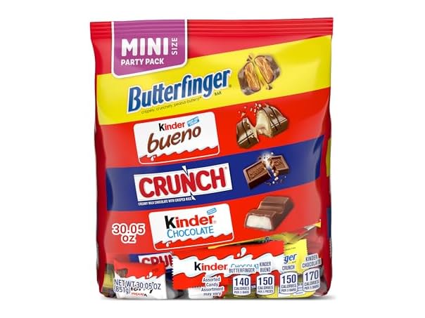 $8.99, Was $14.74, 39% Off! Butterfinger Kinder Bueno Crunch Variety dealfomo