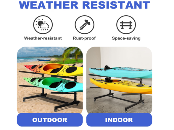 Baotree 2 Levels Kayak Storage Rack