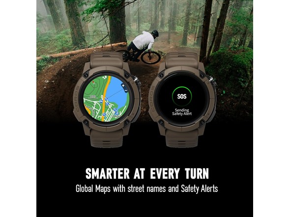 COROS NOMAD Outdoor GPS Smartwatch (Brown)