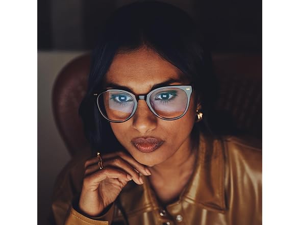 (NEW) Amazon Echo Frames Smart glasses, Designed for Alexa+, Cat Eye frames in Brown Tortoise - Gallery 5