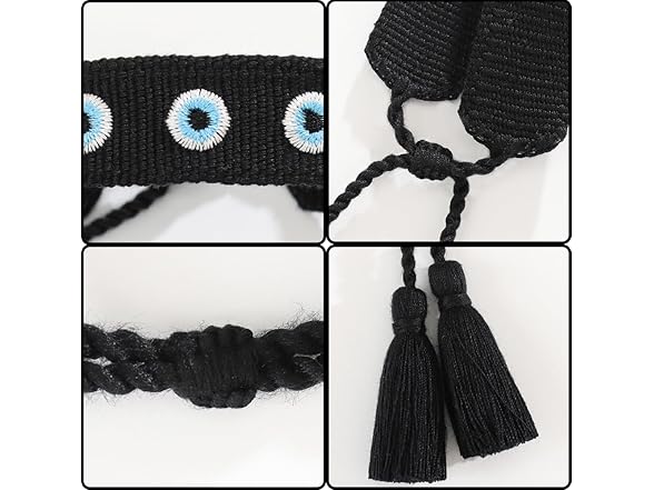 DGRIEKLA Evil Eye Woven Bracelet