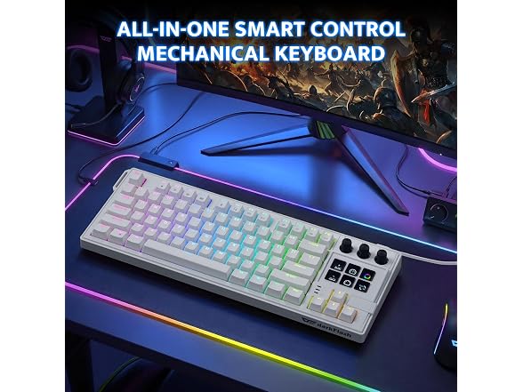 darkFlash K87PRO Mechanical Keyboard (White)