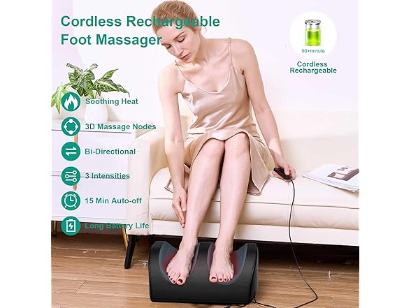 LINGTENG Cordless Back Massager