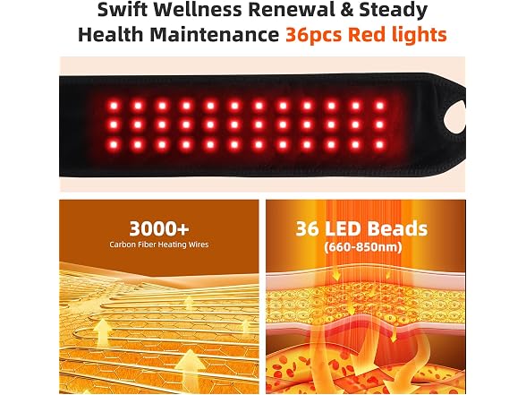 DeMoce Cordless Heated Wrist Brace Pad