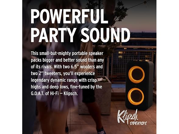 Klipsch Gig XXL, Black - Portable