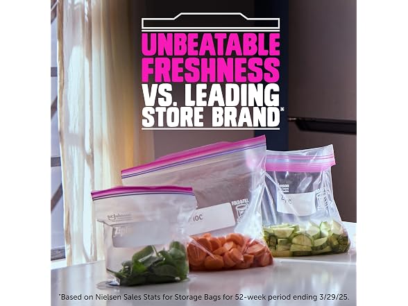 Ziploc Quart Food Storage Bags