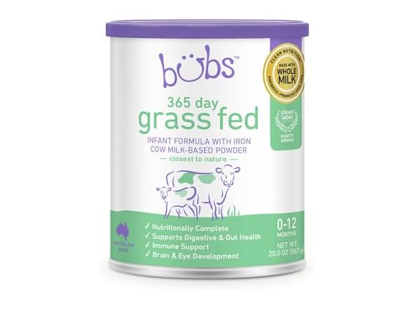 Bubs 365 Day Grass Fed Infant Formula for 0 12