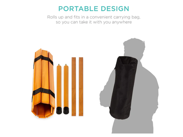 SONICGRACE All Purpose Foldable Wooden Table