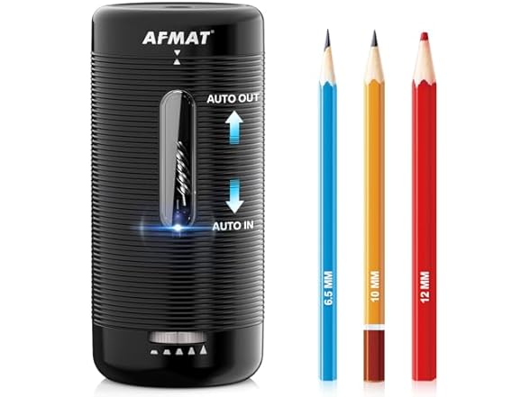 Black Automatic Pencil Sharpener