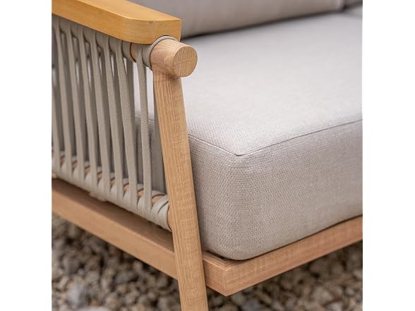 Acanva Moss Aluminum Outdoor Loveseat