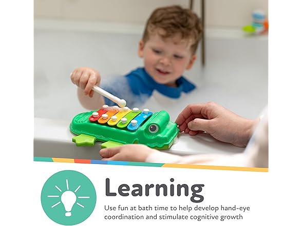 Nuby Nuby Xylodile Bath Toy and Musical Instrument - Baby