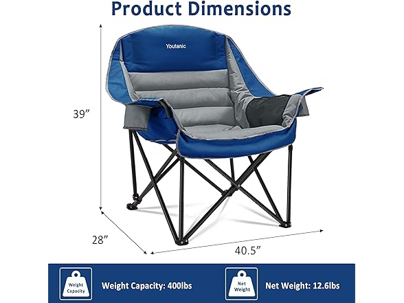 Youtanic Folding Camping Chair