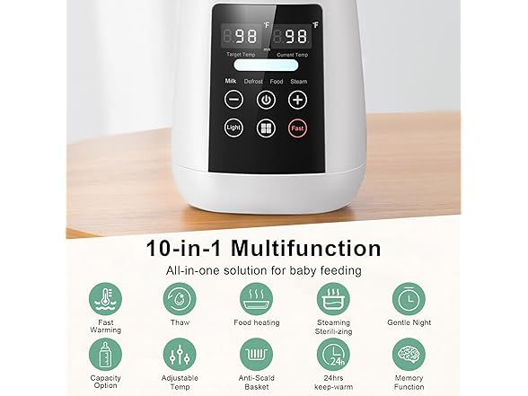 rimaxao Fast Heating Bottle Warmer