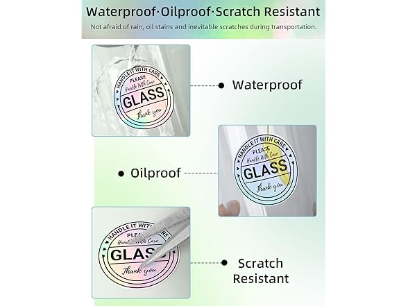 2” Holographic Circle Thermal Label