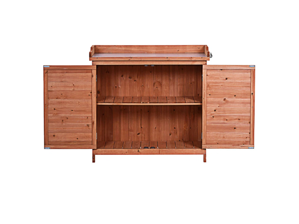 Red Barrel Studio Garden Potting Bench w/ Storage
