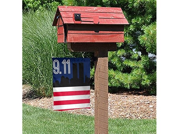 9/11 Garden Flag 12x18 Double Sided