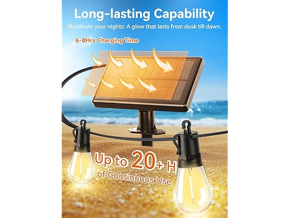 Brightever Solar Powered String Lights