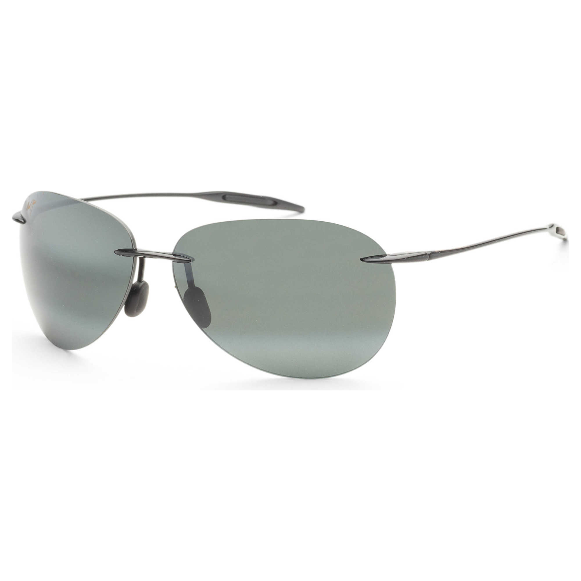 Maui Jim Men's 63mm Black/Grey Polarized Sunglasses (Open Box) - Gallery 4