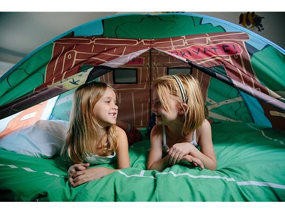 Pacific Play Tents 19791 Kids Tree House Bed Tent Playhouse
