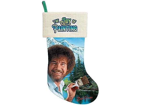 Kurt S. Adler Men (17in) Bob Ross Joy 17" Stocking