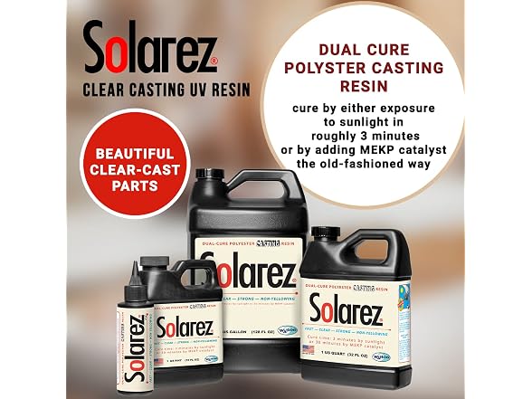 SOLAREZ UV Cure Clear Casting Resin (Pint) - Gallery 5