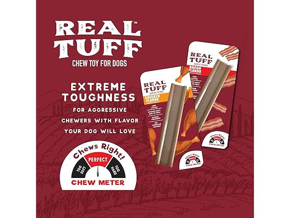 Real Tuff Chew Toy for Large Dogs
