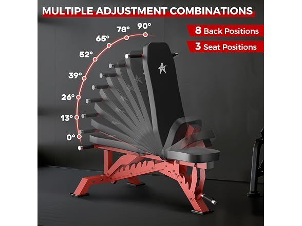STACOO Adjustable Bench Press 1300lb
