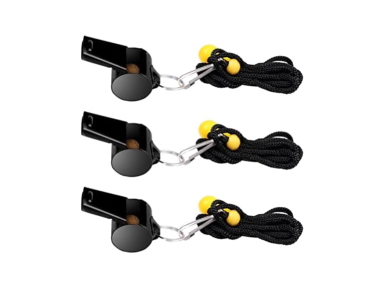 SAVITA 3pcs Stainless Steel Whistles Activities