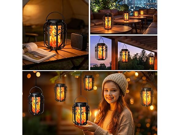 KagoLing Solar Flame Lantern