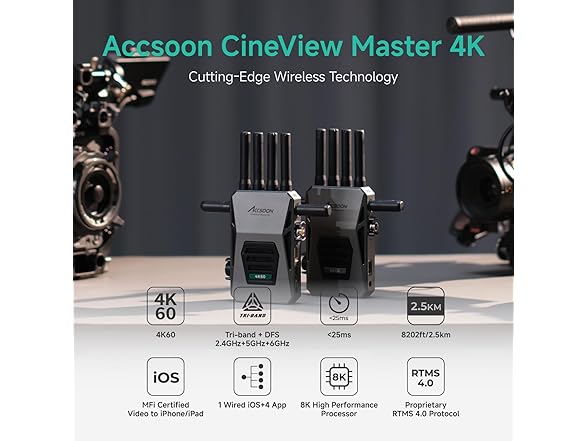 CineView Master 4K Wireless Video
